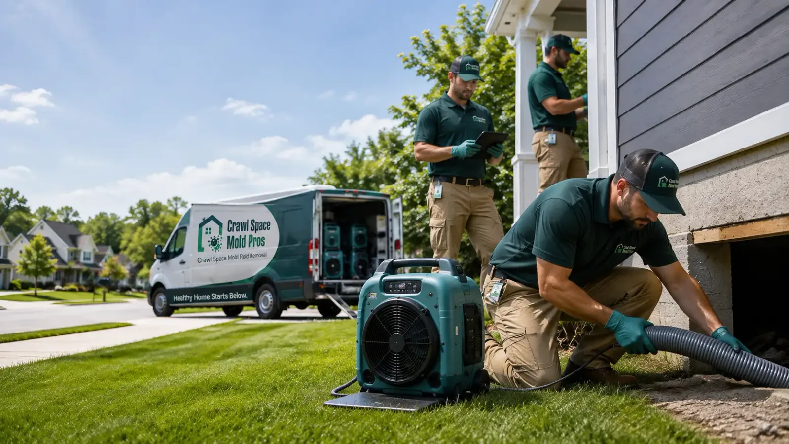 Crawl Space Mold Removal in Palos Heights, IL